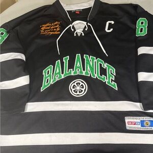 Black Pike Streetwear Hockey Jersey Y2K Graphic Pullover Men’s XL